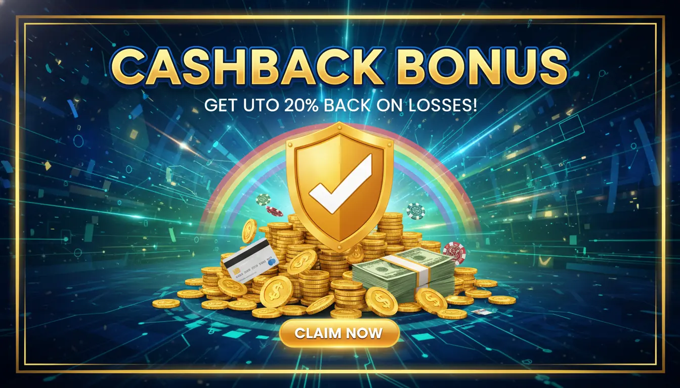 Oshi casino cashback bonus