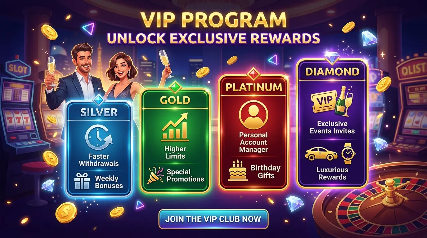 VIP-program Oshi casino